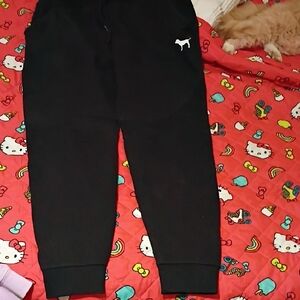 PINK Victoria's Secret Black Joggers